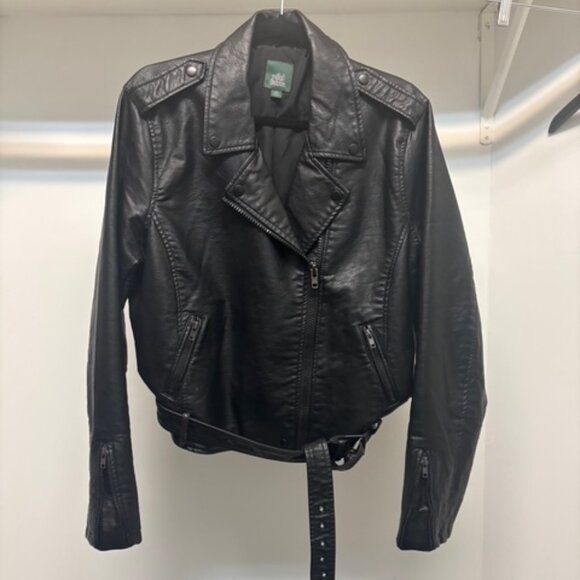 wild fable Jackets & Blazers - Faux Leather Jacket